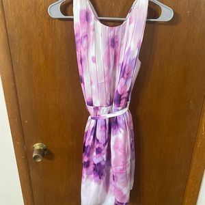 Pink and purple dress